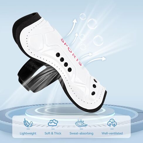 Soccer Shin Guards for Youth Kids with Soccer Socks, 3 Sizes Shin Pads Child Calf Protective Gear Lightweight Adjustable Equipment for 3-15 Years Old Girls Boys Toddler Kids Teenagers in Kuwait