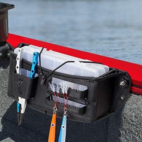 RAILBLAZA Black Tackle Caddy Boat Organizer System for Gunnel Track Mounts in Saudi Arabia