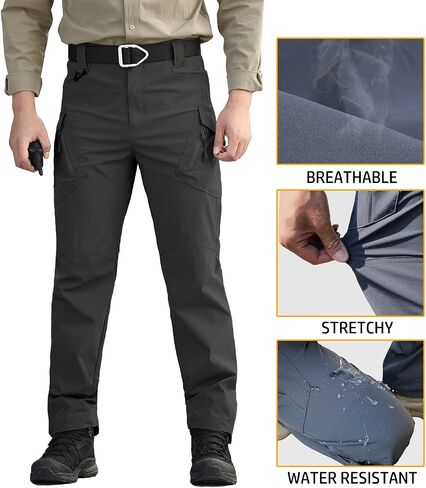 ReFire Gear Men's Quick Dry Tactical Pants Summer Lightweight Outdoor Hiking Cargo Trousers in Saudi Arabia