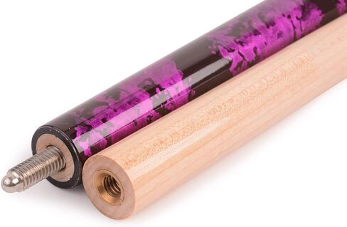 AB Earth قطعتان 58 بوصة عصا حمام السباحة/عصا حمام السباحة تصميم مريح من الخشب الصلب خشب القيقب الكندي 13 مم طرف 18-21 أونصة عصا البلياردو B1S in Kuwait