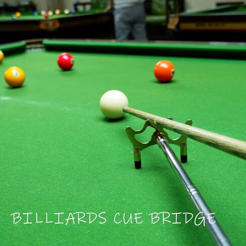 تومي لوبين عصا بلياردو قابلة للسحب مع 3 قطع من راس جسر نحاسي قابل للازالة، طول عصا البلياردو يمتد حتى 12.8-60 انش، ملحق عصا البلياردو لطاولة البلياردو in Kuwait