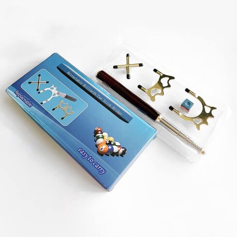 جسر عصا البلياردو القابل للسحب من تاي با مع رأس جسر نحاسي، رأس جسر قابل للاستبدال، ملحقات عصا البلياردو in Kuwait