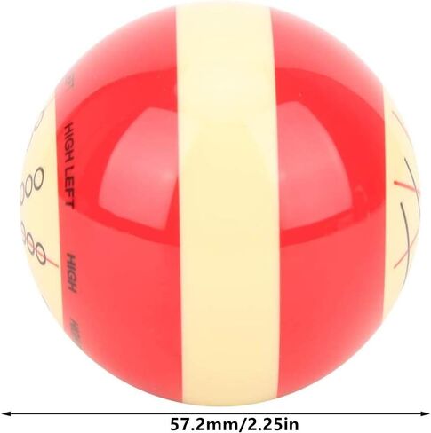 ميراكل ميكر كرات البلياردو الكرة تمرين كيو الكرة 2 1/4 "قطر لملحقات البلياردو المبتدئين in Kuwait