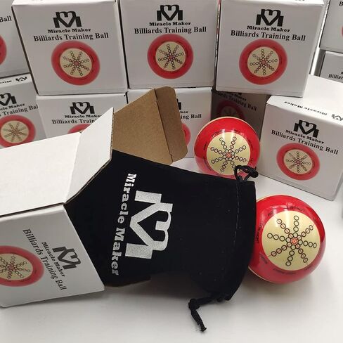 ميراكل ميكر كرات البلياردو الكرة تمرين كيو الكرة 2 1/4 "قطر لملحقات البلياردو المبتدئين in Kuwait