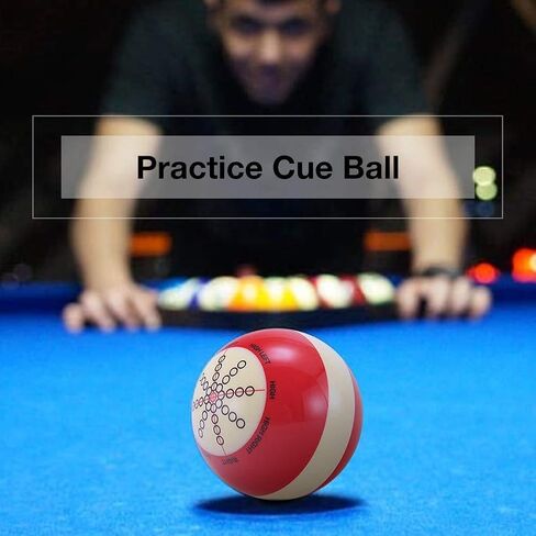 ميراكل ميكر كرات البلياردو الكرة تمرين كيو الكرة 2 1/4 "قطر لملحقات البلياردو المبتدئين in Kuwait