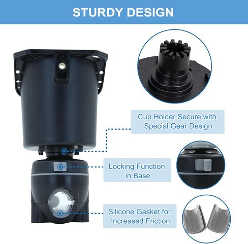 حامل اكواب للمشروبات على شكل قارب من هميومي (عبوة من قطعتين)، حوامل اكواب بحرية للقوارب، لحمل معدات الصيد وزجاجة المياه، مثالي لقارب الصيد وقارب القاروص in Kuwait