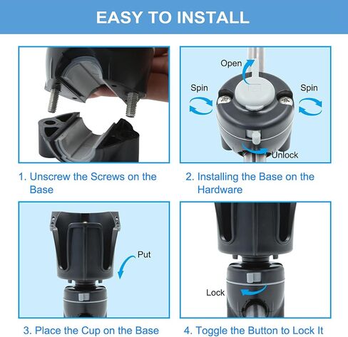 حامل اكواب للمشروبات على شكل قارب من هميومي (عبوة من قطعتين)، حوامل اكواب بحرية للقوارب، لحمل معدات الصيد وزجاجة المياه، مثالي لقارب الصيد وقارب القاروص in Kuwait