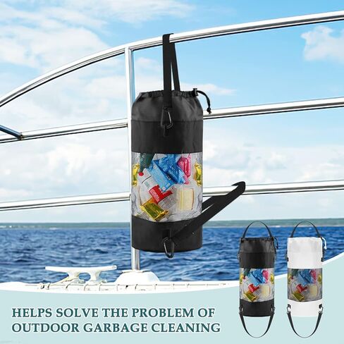 ZOOS 2 حقيبة قمامة القارب، أكياس قمامة محمولة لصائد نفايات القوارب، حقيبة قمامة القارب قابلة لإعادة الاستخدام، حاوية قمامة القارب، حاوية قمامة القارب، حاوية قمامة القارب لتخزين مقصورة الصيد وقوارب الكاياك in Kuwait