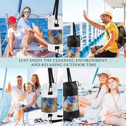 ZOOS 2 حقيبة قمامة القارب، أكياس قمامة محمولة لصائد نفايات القوارب، حقيبة قمامة القارب قابلة لإعادة الاستخدام، حاوية قمامة القارب، حاوية قمامة القارب، حاوية قمامة القارب لتخزين مقصورة الصيد وقوارب الكاياك in Kuwait