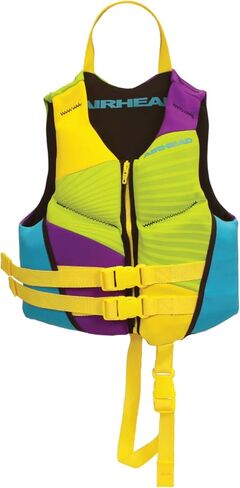 سترة نجاة Airhead Gnar Kwick-Dry Neolite Flex Type III، معتمدة من خفر السواحل الأمريكي، ملاءمة آمنة، مقاسات الشباب/البالغين in Kuwait