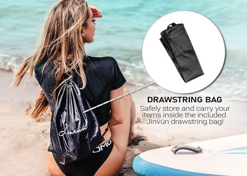 حزام حمل Jinvun Paddle Board SUP لألواح التجديف وألواح ركوب الأمواج والألواح الطويلة وزوارق الكاياك، ودعم حمل عالي التحمل قابل للتعديل، وإكسسوارات مبطنة فوق حمالة الكتف in Kuwait