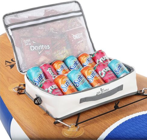 مبرد ملحقات لوح التجديف من أكوا كول - مبرد لوح التجديف - حقيبة تبريد SUP مع حزام حمل قابل للإزالة وجيبين شبكيين كبيرين بسحاب - مبرد لوح مجداف معزول منخفض in Kuwait