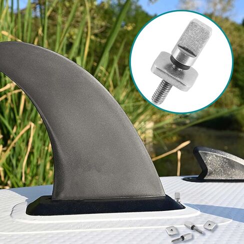 براغي زعانف لوح التزلج من Biaungdo، لا توجد أداة برغي زعنفة من الفولاذ المقاوم للصدأ لألواح التجديف وركوب الأمواج الطويلة ومحولات زعانف SUP وملحقات ركوب الأمواج in Kuwait