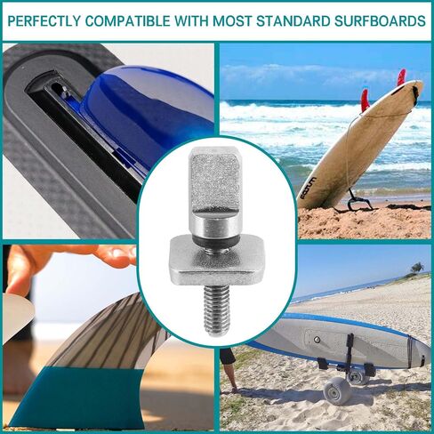 براغي زعانف لوح التزلج من Biaungdo، لا توجد أداة برغي زعنفة من الفولاذ المقاوم للصدأ لألواح التجديف وركوب الأمواج الطويلة ومحولات زعانف SUP وملحقات ركوب الأمواج in Kuwait