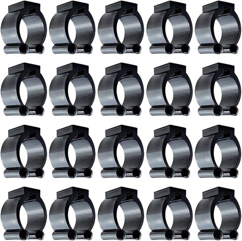 YANCONGLIDEYAN 20 pcsPool جديلة كليب البلاستيك البلياردو أصحاب واحدة تجمع جديلة رفوف السنوكر جديلة تحديد موقع كليب لحامل جديلة in Kuwait