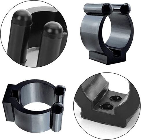 YANCONGLIDEYAN 20 pcsPool جديلة كليب البلاستيك البلياردو أصحاب واحدة تجمع جديلة رفوف السنوكر جديلة تحديد موقع كليب لحامل جديلة in Kuwait