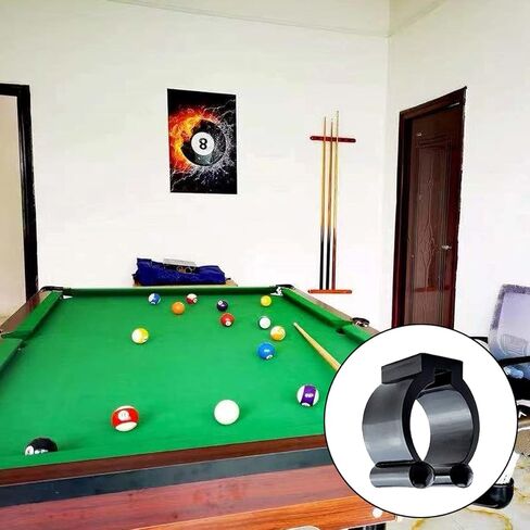 YANCONGLIDEYAN 20 pcsPool جديلة كليب البلاستيك البلياردو أصحاب واحدة تجمع جديلة رفوف السنوكر جديلة تحديد موقع كليب لحامل جديلة in Kuwait