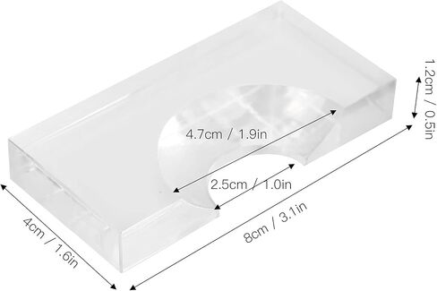 VBESTLIFE Acrylic Billiard Chalk Holder Locator, Clear Billiards Ball Position Marker for Snooker Pool Balls Accessories in Kuwait