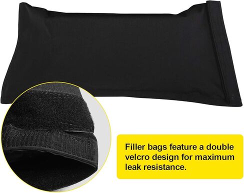 أكياس رمل KHTO - حقائب رمل شديدة التحمل للياقة البدنية وتدريبات القوة المرجحة - أكياس رمل للتمرين قابلة للتعديل هدية حبل القفز ومنشفة التبريد in Kuwait