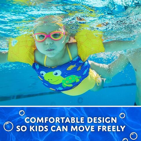 سترة نجاة فاخرة للأطفال من Stearns Original Puddle Jumper، سترة نجاة مريحة للأطفال بوزن 30-50 رطل، سترة نجاة من النوع الثالث معتمدة من USCG لحمام السباحة والشاطئ والقوارب والمزيد in Kuwait