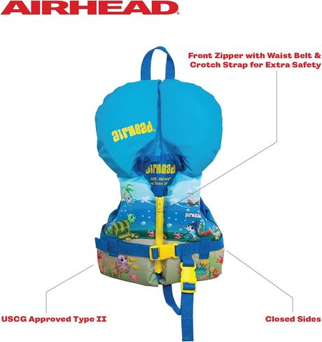 AIRHEAD Treasure Infant and Child US Coast Guard Approved Life Vest in Saudi Arabia