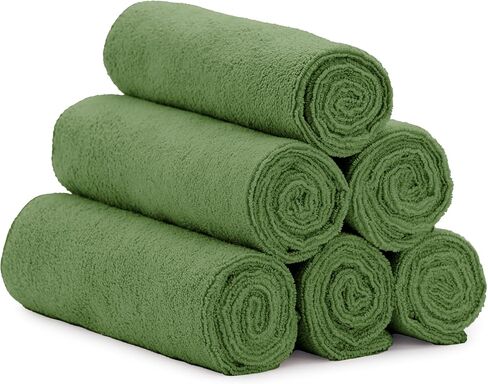 S&T INC. Microfiber Sweat Towel for Gym, Yoga Towel for Home Gym, Workout Towels for Gym Bag, 16 Inch x 27 Inch, 6 Pack in Kuwait