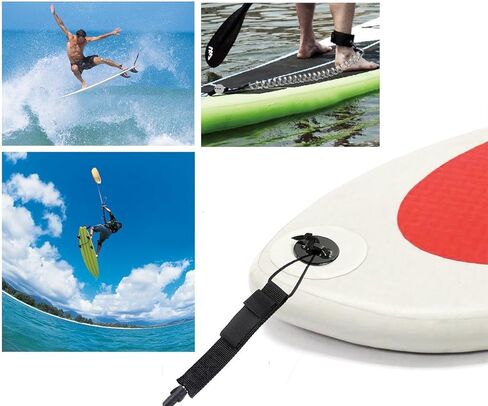 Unigear Premium SUP Leash 10' Coiled Stand Up Paddle Board Surfboard Leash Stay on Board with Waterproof Phone Case/Wallet in Kuwait