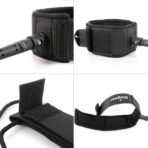 Unigear Premium SUP Leash 10' Coiled Stand Up Paddle Board Surfboard Leash Stay on Board with Waterproof Phone Case/Wallet in Kuwait