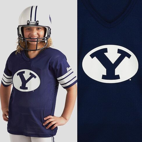 Franklin Sports NCAA Kids Football Helmet + Jersey Sets - College Uniform + Helmet Sets for Boys & Girls-Toy Kids Costume Set in Kuwait