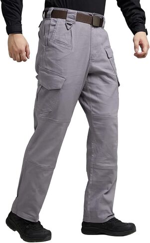 FEDTOSING Tactical Pants for Men with 9 Pockets Cotton Cargo Work Military Trousers Stretch Hiking Combat Rip-Stop Pants in Saudi Arabia