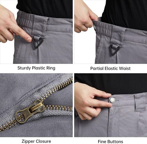 FEDTOSING Tactical Pants for Men with 9 Pockets Cotton Cargo Work Military Trousers Stretch Hiking Combat Rip-Stop Pants in Saudi Arabia