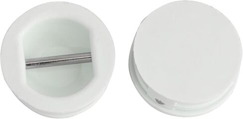 LQ الصناعية ركوب الأمواج سلسلة قابس 2 قطعة 30 × 12.5 مم/1.18 × 0.5 بوصة لوح ركوب الأمواج سلسلة طويلة قابس قارب قابس بلاستيكي مستدير مجلس كوب أبيض in Kuwait