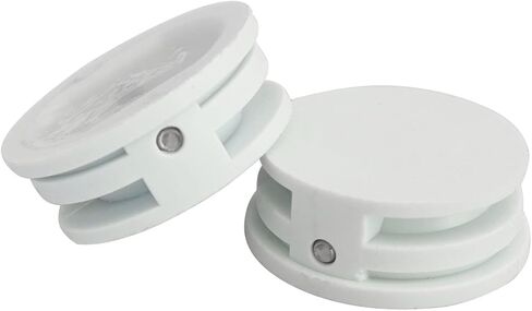 LQ الصناعية ركوب الأمواج سلسلة قابس 2 قطعة 30 × 12.5 مم/1.18 × 0.5 بوصة لوح ركوب الأمواج سلسلة طويلة قابس قارب قابس بلاستيكي مستدير مجلس كوب أبيض in Kuwait