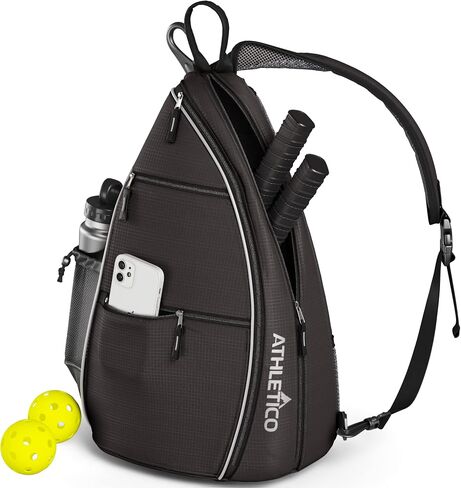 حقيبة Athletico Sling - حقيبة ظهر طويلة تمر بالجسم لكرة البيسبول والتنس وكرة المضرب والسفر للرجال والنساء in Kuwait