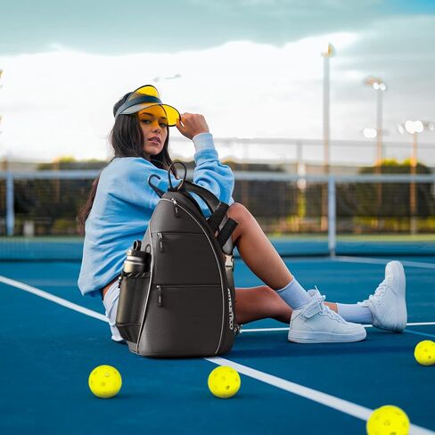 حقيبة Athletico Sling - حقيبة ظهر طويلة تمر بالجسم لكرة البيسبول والتنس وكرة المضرب والسفر للرجال والنساء in Kuwait