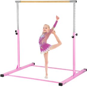 شريط الجمباز SHIWEI، شريط كيب للجمباز لارتفاع 3 إلى 5 بوصات قابل للتعديل، شريط أفقي للأطفال من سن 3 إلى 12 عامًا لتدريب الجمباز in Kuwait