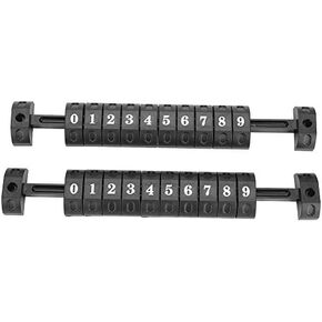 قطعتان من عدادات تسجيل النقاط 10 أرقام ومؤشر عداد النقاط لطاولات كرة القدم القياسية (أسود) in Kuwait