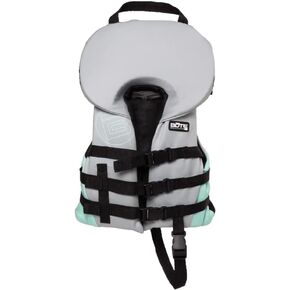BOTE Universal Infant Child Youth Size Foam PFD Zipper and Buckle Closure Vest Life Jacket Styles Adjustable Fits USCG Approved Type II Life Vest, Multiple Sizing Options