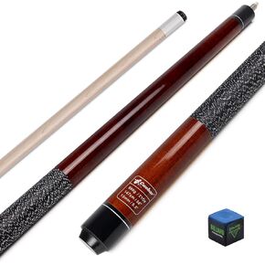 CUEBAR Billiard Pool Cue Stick 18 19 20 21 oz, 58 Inch House Bar Pool Table Sticks for Men Women, 2-Piece Hardwood Pool Cue in Purple Blue Green Orange Red Brown Selectable