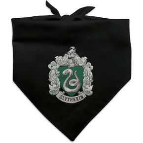 Harry Potter Slytherin Painted Crest Dog Pet Bandana