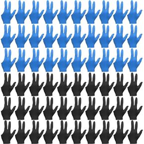 Libima 60 جهاز كمبيوتر شخصى قفازات البلياردو 3 أصابع قفازات البلياردو اليد اليسرى واليمنى قفازات البلياردو العالمية جديلة الرياضة قفازات للنساء الرجال البلياردو الرماة الملحقات in Kuwait