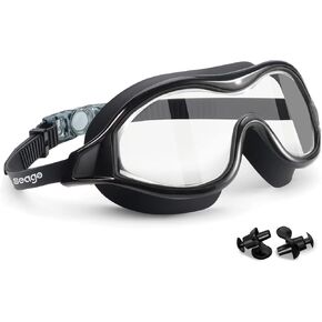 Swim Goggles No Leaking Anti-Fog Pool Goggles Swimming Goggles for Adult Men Women Youth, UV Protection 180° Clear Vision