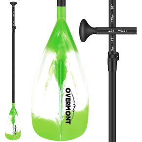 Overmont Aluminum Alloy SUP Paddle - 3 Piece Adjustable Stand Up Paddleboard in Kuwait