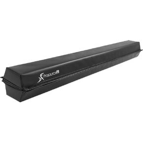 ProsourceFit Gymnastics Balance Beam for Kids, 9ft Long Firm Folding Floor Beam with Non-Slip 4-inch Wide Surface for Safe Gymnastics Practice at Home or Gym
