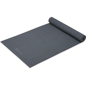 Gaiam Yoga Mat - Premium 5mm Solid Thick Non Slip Exercise & Fitness Mat for All Types of Yoga, Pilates & Floor Workouts (68" x 24" x 5mm)