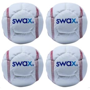 مجموعة كرات البيسبول 4 (أربعة) من سواكس، حزمة قيمة من كرة البيسبول، أبيض/أحمر in Kuwait