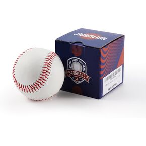 Baseballs Standard Size Leather Covered Unmarked Suitable for Training and Practice Hard Sphere for American Leagues Coaches Parents and Players