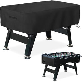 ايه كيه فيت غطاء طاولة كرة القدم، غطاء طاولة كرة قدم مقاوم للماء، مقاوم للرياح والغبار، حماية من الاشعة فوق البنفسجية، غطاء طاولة لكرسي القهوة في الفناء الخارجي / الداخلي/غرفة الالعاب (اسود) in Kuwait