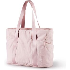BAGSMART Tote Bag for Women, Tote Bag with Zipper Work Tote with Compartments Nurse Shoulder Hanbag for Travel, Gym in Saudi Arabia