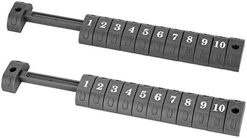 قطعتان من عدادات تسجيل النقاط 10 أرقام ومؤشر عداد النقاط لطاولات كرة القدم القياسية (أسود) in Kuwait